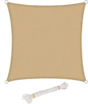 Protezione UV Tenda da sole Tenda da sole Tenda da sole rettangolare Protezione solare HDPE per patio Giardino Campeggio Copertura esterna Piscina 1