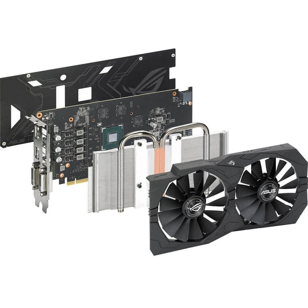 Видеокарта ASUS ROG nVidia GeForce GTX 1050 Ti 1430MHz 4096MB 7008MHz 128 bit RTL [STRIX-GTX1050TI-4G-GAMING]