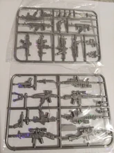 Toys Block Weapon-Box Assemble Swat-Figures Police Gifts Military Children for Kids Dog-Gun