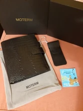 Moterm Luxe-planificador de anillos A5 con carpeta de anillos de 30mm, Agenda, organizador de granos Crocs, diario, Bloc de notas, cuaderno de bocetos