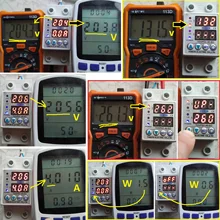 Under-Voltage-Protective-Device Relay Protector Current Din Rail 63A Over-Voltage Dual-Display