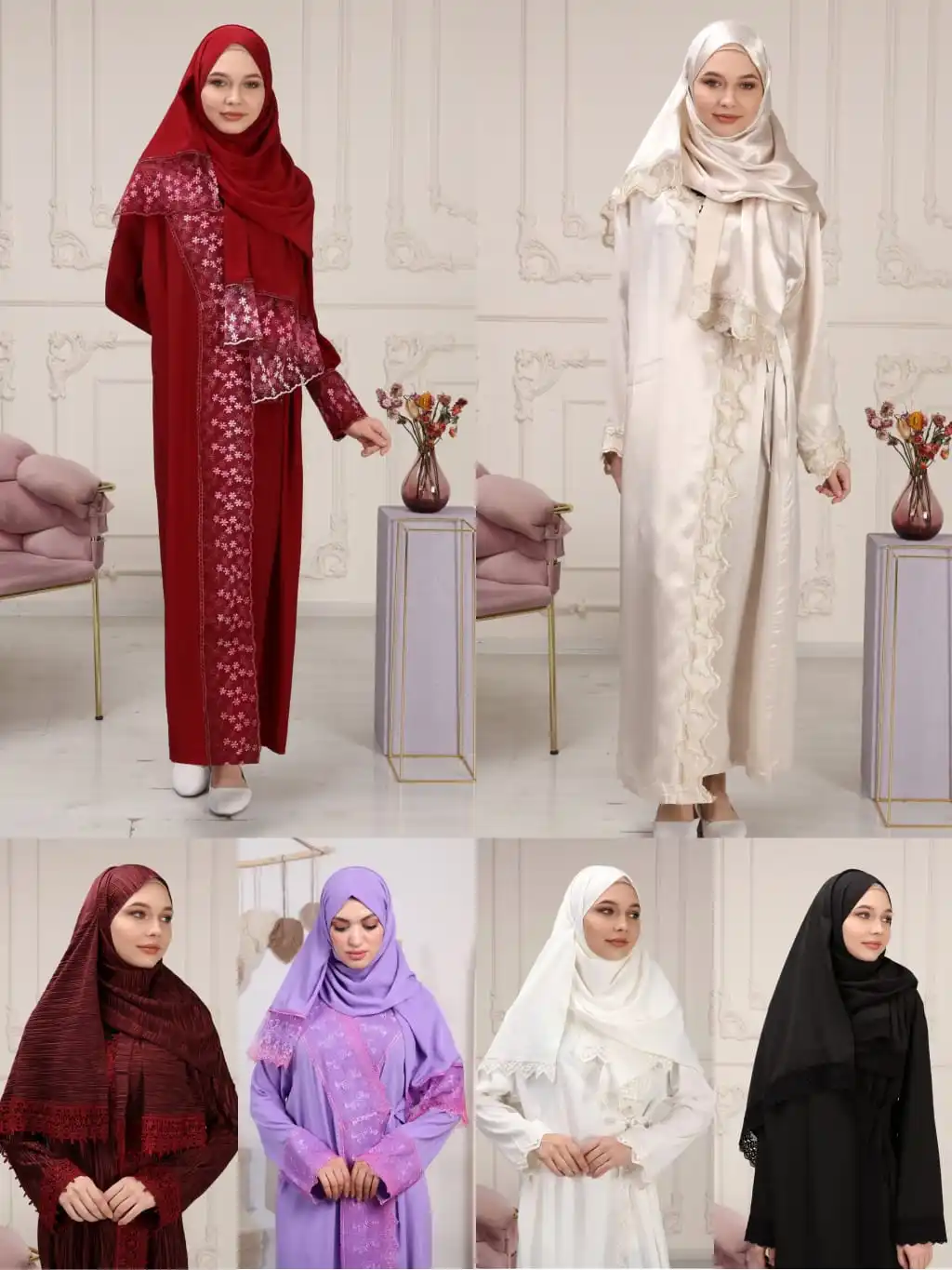 Turkey Muslim Prayer 5 Color Garment Dress Women Hijab Long Abaya Dresses Islamic Clothes Full Cover Traditional Ramadan Reis