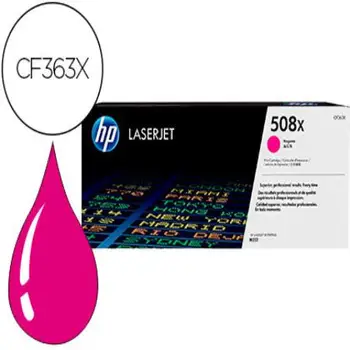 

Toner hp color laserjet entreprise m552 / m553 / m577 magenta 9500 pages 64744-CF363X