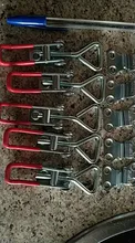 10 Uds. Abrazadera de pestillo de palanca 4001 100Kg 220Lbs capacidad de sujeción tipo Horizontal para herramienta de mano para soldadura, jigging, reparación