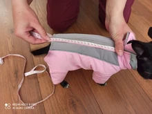 Winter Overalls for Dogs Warm Waterproof Pet Jumpsuit Trousers Male/ Female Dog Reflective