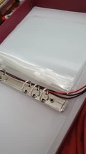 Archivador de fotos A5 A6, productos de almacenamiento, pegatinas de inserción, carpeta de folletos en espiral, 8 Uds., hojas internas, bolsa con cremallera