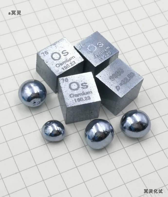 Cubo de fenotipo periódico de Metal Osmio, objetivo de osmio de alta pureza, prueba de espiralización de 10mm _ - AliExpress Mobile