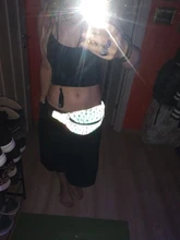 Riñonera luminosa de cuero para mujer, bolso de cintura, a la moda, 2020