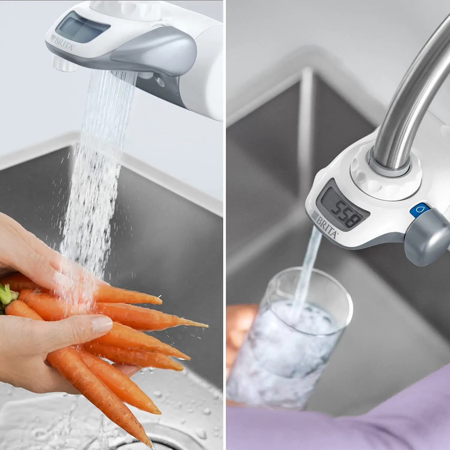 Système de filtration d'eau sur robinet de Brita®, modèle de base