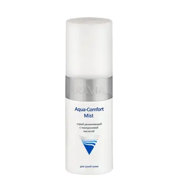 

Spray moisturizing with hyaluronic acid Aqua comfort mist, 150 ml, aravia professional