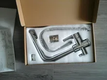 Frap de la cocina cromo grifo del fregadero de rotación de 360 grados de purificación de agua cuenta con tres vías de agua caliente y fría mezclador F4352