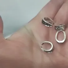 20 piezas 14x10mm estilo barroco colgante Pinch Bail broches collar ganchos Clips conector DIY accesorios de joyería accesorios 6 colores