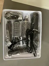 Secador de pelo 5 en 1 de un paso, voluminizador, giratorio, alisador de pelo, peine, cepillo rizador, secador de pelo para Herramienta de Peinado