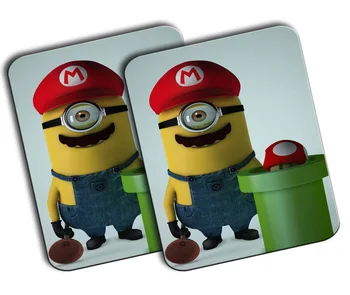 

PACK 2 LARGE PLUMBER FUNNY VIDEO GAME mousepad raton