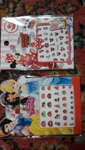 Niñas congelados elsa y Anna maquillaje juguetes pegatinas de uñas Disney nieve blanca princesa Sophia Mickey Minnie a los niños pendientes juguetes de pegatinas