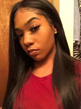 Pelucas de cabello humano con encaje Frontal transparente HD para mujer, prearrancado, 180%, 13x4, peluca recta brasileña, cabello Remy Pizazz