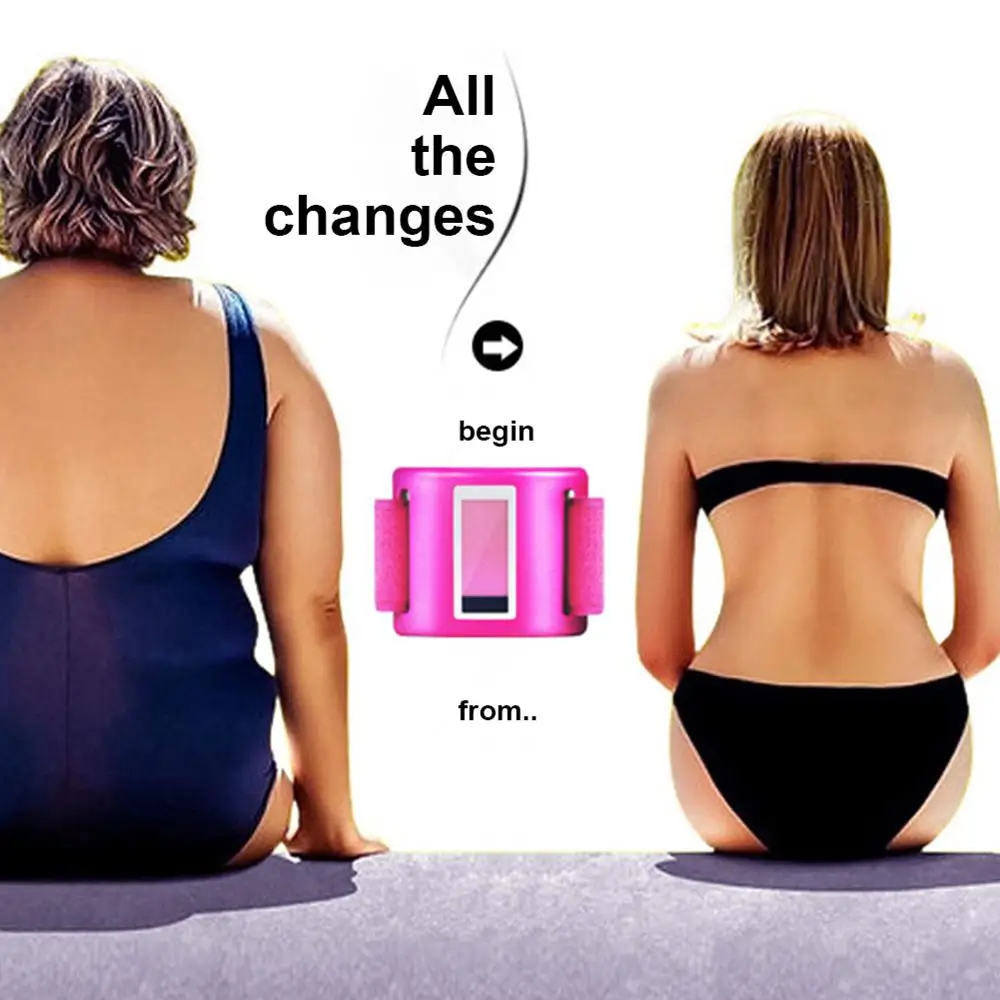 

Red Vibrating Slimming Waist Belt Lose Weight Tummy Control Exerciser for Arms Legs Electric Waist Massager