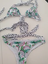Patchwork Bikini brasileño de Biquinis Feminino 2021 traje de baño de punto Bikini mujeres traje de baño las mujeres venda de baño Bikinis Sexy
