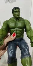 Figuras de acción de Los vengadores de Marvel de 30cm, Thanos, Hulkbuster, Iron Man, Capitán América, Thor, Lobezno, Pantera Negra