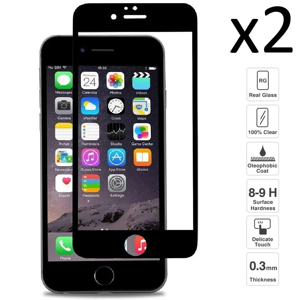 IPhone 6 и S набор из 2 частей протектор экрана закаленного стекла|Защитные стёкла
