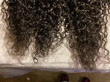 Encaje Frontal transparente con mechones, extensiones con ondas al agua, mechones con Frontal Miss Cara 100%, cabello humano Remy