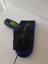 Bolsa portabrocas Holst, herramienta inalámbrica para taladro de 12v, bolsa de herramientas de cintura