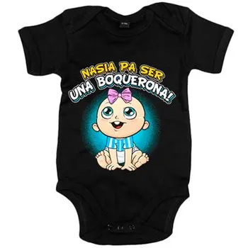 

Baby bodysuit born to be to Boquerona Malaga football