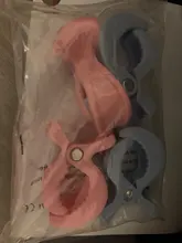 Bopoobo-Accesorios de gimnasio para bebés, lámpara de asiento de automóvil de juguete, pinzas de cochecito para enganchar, cubierta de Manta, Clips para morder, regalos, 2 uds.