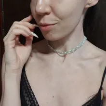 Gargantilla de diamantes de imitación de cristal para mujer, accesorios de boda, cadena de Color plateado, Gargantilla gótica Punk, joyería para mujer