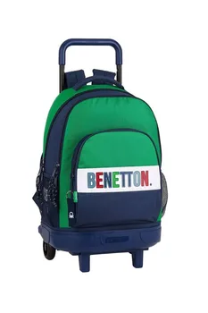 

BENETTON big backpack with COMPACT removable wheels 1965 33X45X22 612006918