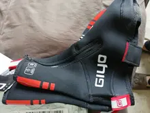 GIYO-cubrezapatos térmicos reflectantes para ciclismo, para hombre y mujer, con cierre automático