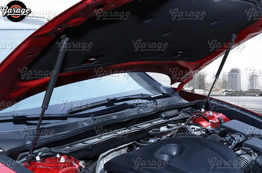 Стойки амортизатора капота для Mazda 6 2013- нержавеющая сталь молдинг 1 комплект/2 шт украшение автомобиля стиль