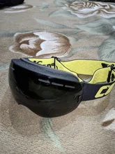 COPOZZ-Gafas de esquí de doble capa para hombre y mujer, máscara de esquí grande antiniebla, UV400, gafas de Snowboard, GOG-201 Pro