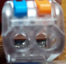 Cable-Connectors Splicing Spring Push-In-Terminal-Block Fast-Wire Universal Mini Compact