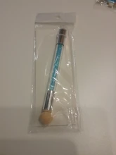 Cabezal de esponja Dual, sello de silicona gradiente, cepillo de pluma para uñas, mango de polvo brillante para esmalte de Gel de uñas, estampado floreado, SA944, 1 Uds.