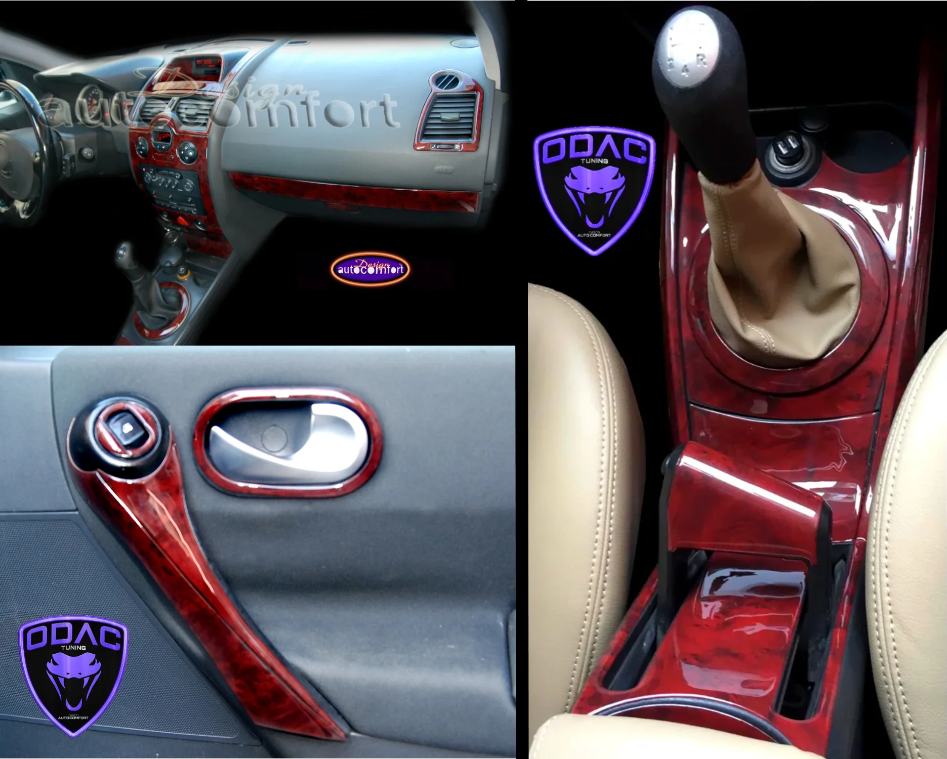 Conjunto de pegatinas para Renault Megane 2, equipo de salpicadero, revestimiento, cubierta, vehículo, accesorios de coche, cubierta embellecedora|Molduras interiores| - AliExpress