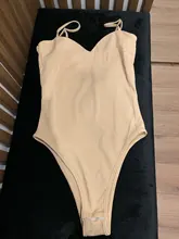 Shestyle mono mujeres Sexy sin espalda ropa de verano ropa de cuello en V Thong Nude Top Bodycon Club cuerpo negro dama elegante sin costura