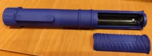 LED Flashlight Torch-Lamp Magnet Work-Inspection COB with The-Bottom And Clip Red/blue