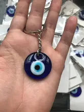 DIY Keychain Ring-Accessories Pendant Sleutelhanger-Ring Gift Greek Lucky-Turkish Blue
