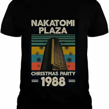 Vintage Nakatomi Plaza Party 1988 Die Hard wesołych świąt T-Shirt