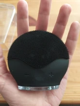 Ultra sonic eléctricos de silicona cepillo de limpieza Facial Sonic cara limpiador limpiando piel Mini lavadora masajeador cepillo recargable