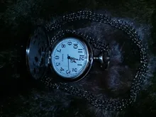 Reloj de bolsillo de cuarzo para niños y mujeres, cronógrafo de bolsillo negro con diseño de pulpo, estilo Steampunk antiguo, con cadena de collar, ideal para regalo