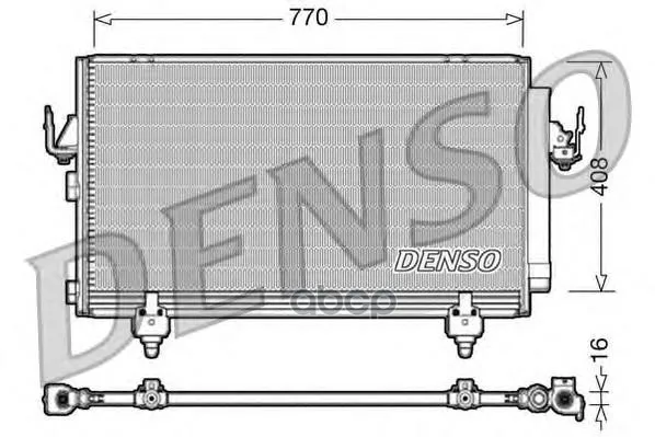 Конденсатор, Кондиционер Toyota Rav 4 Ii(00-05) Denso арт. DCN50031