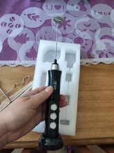 YAJIAO-Batidora eléctrica portátil para uso del hogar y oficina, máquina mezclador con conector de carga usb, de acero inoxidable, para café y capuchino