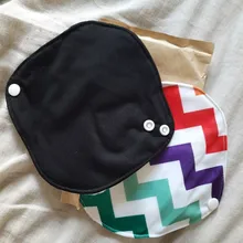 LECY ECO LIFE-bragas de bambú para higiene femenina, paño Menstrual impermeable reutilizable, 17x17cm