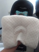 Almohada adaptable a la forma de bebés para recién nacidos, cojín de protección del cuello para niños pequeños, previene la cabeza plana, nido de sueño, almohada antirollo