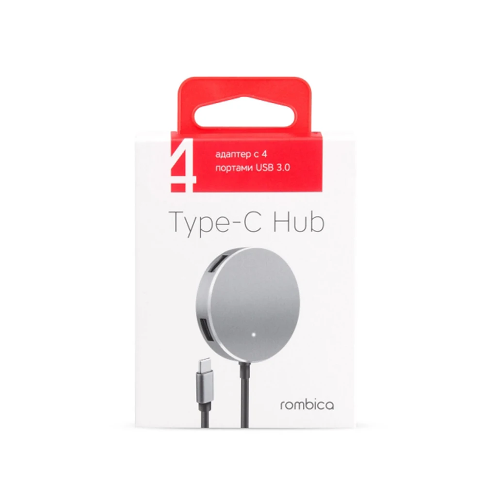 Type-C adapter Rombica Hub Metal