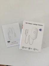 KERUI-Sensor de agua inteligente para cocina, Detector de fugas de agua con WiFi, aplicación Tuya, notificación de fugas de teléfono, alarma de seguridad