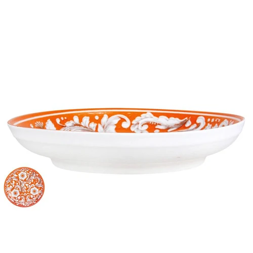 Plate deep 19 cm Sicily orange tc23006207 hcs-908 | Дом и сад