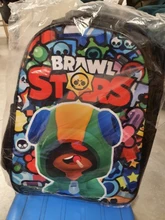 Brawling-mochila de dibujos animados de star Game Leon, Bolsa Escolar de juguete de alta capacidad de nailon, impermeable, bolsa de viaje, mochila de acción de dibujos animados